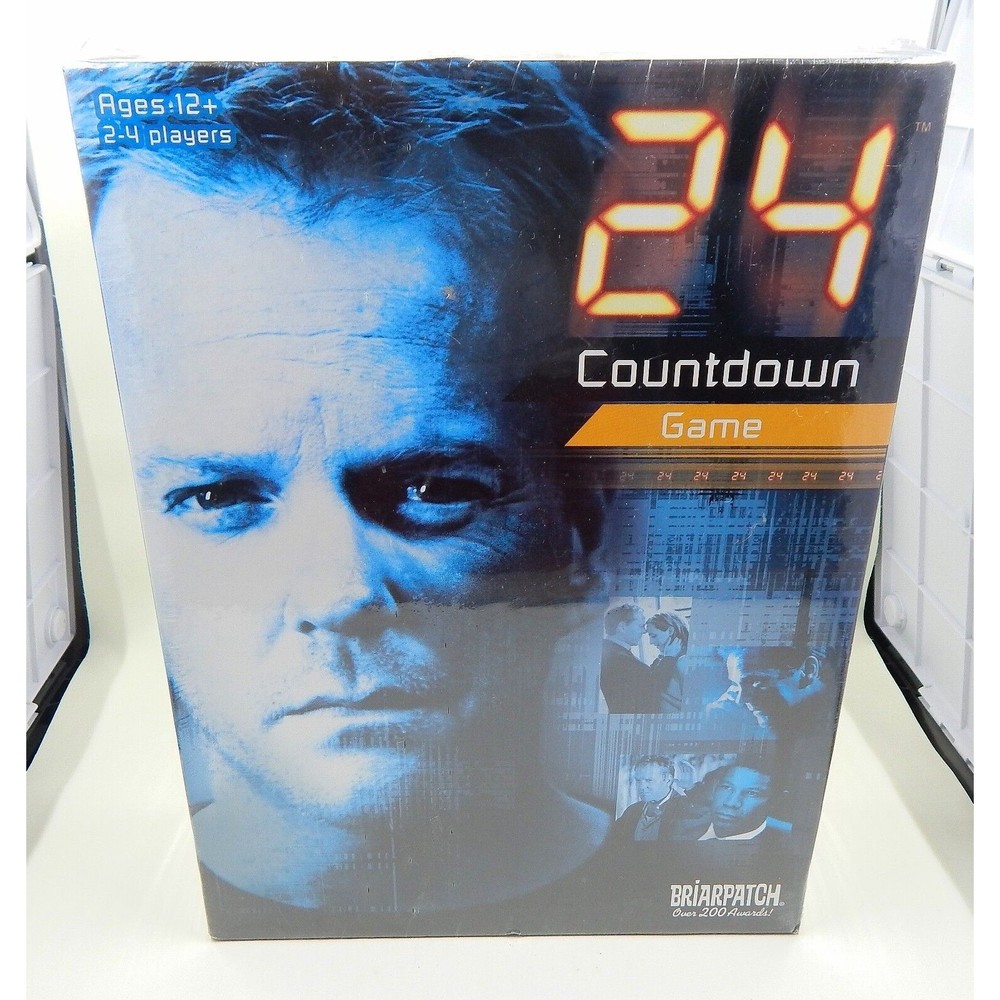 24 Countdown Game Jack Bauer Briarpatch Ages 12+ 2-4 players 2006 NEW Sealed